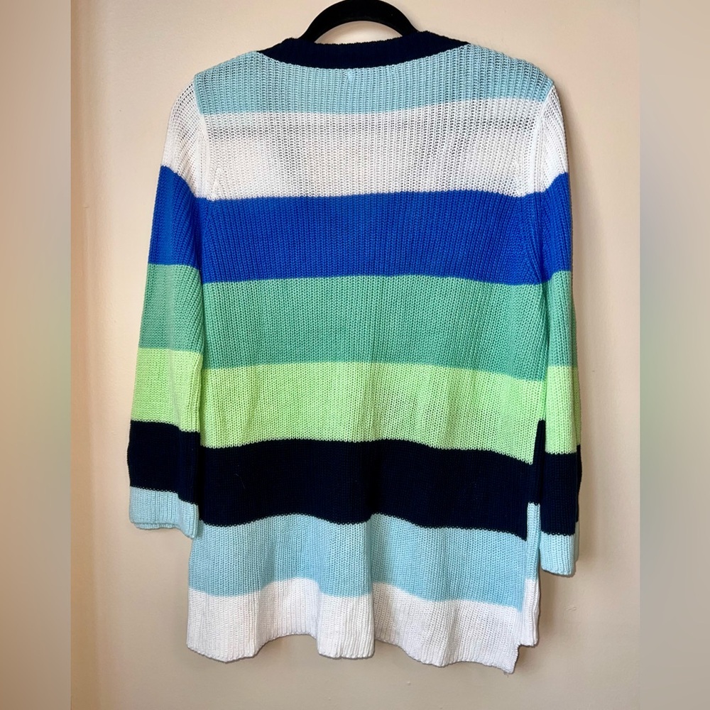 Zaket & Plover Asymmetrical Hem V-Neck Sweater Size Small - Picture 10 of 12